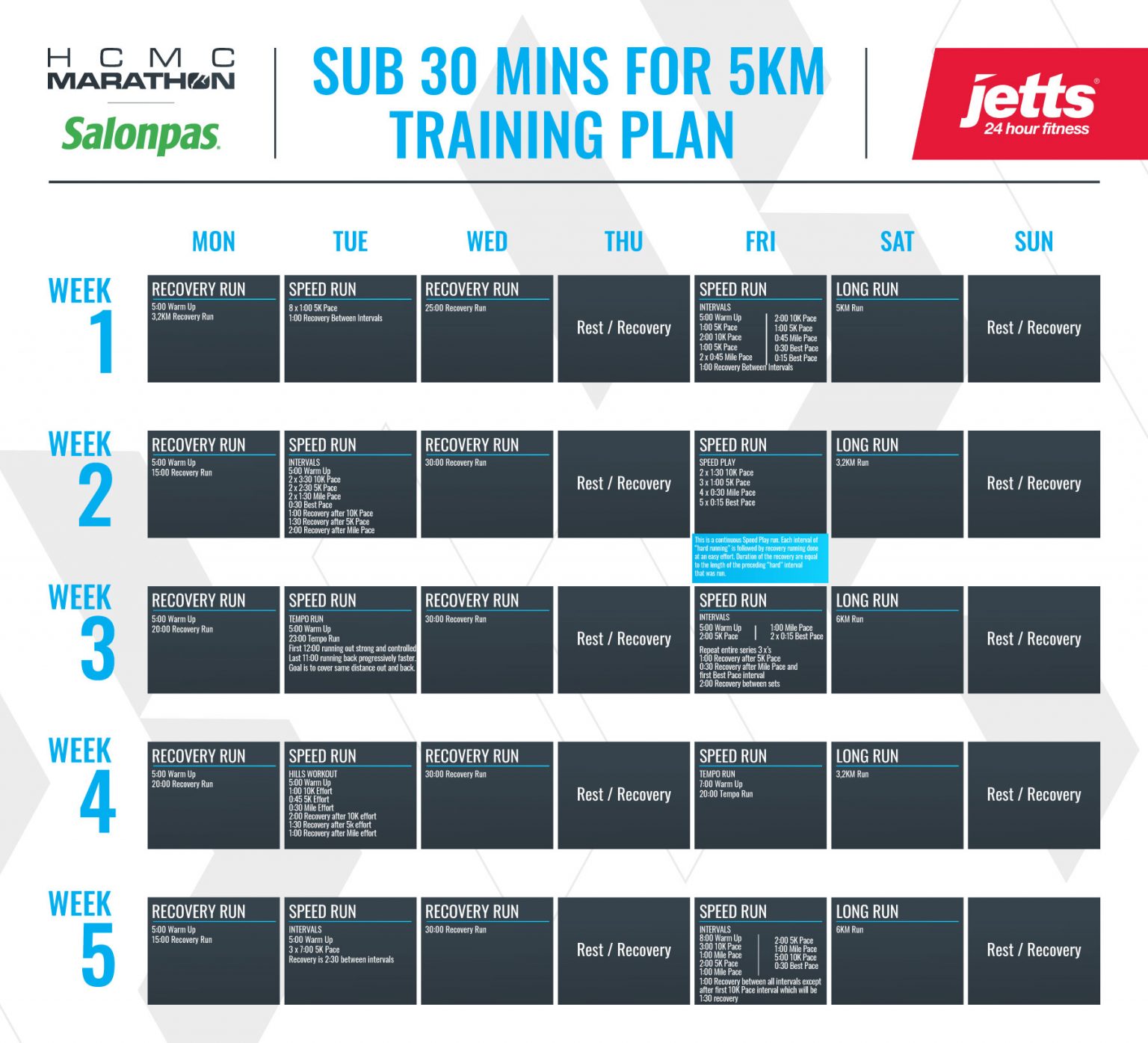 TRAINING PLANS - Salonpas HCMC Marathon 2023